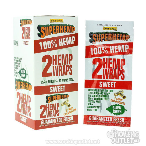 SuperHemp 100% Hemp Wraps - Sweet