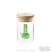 420 – Large Glass & Bamboo Stash Jar