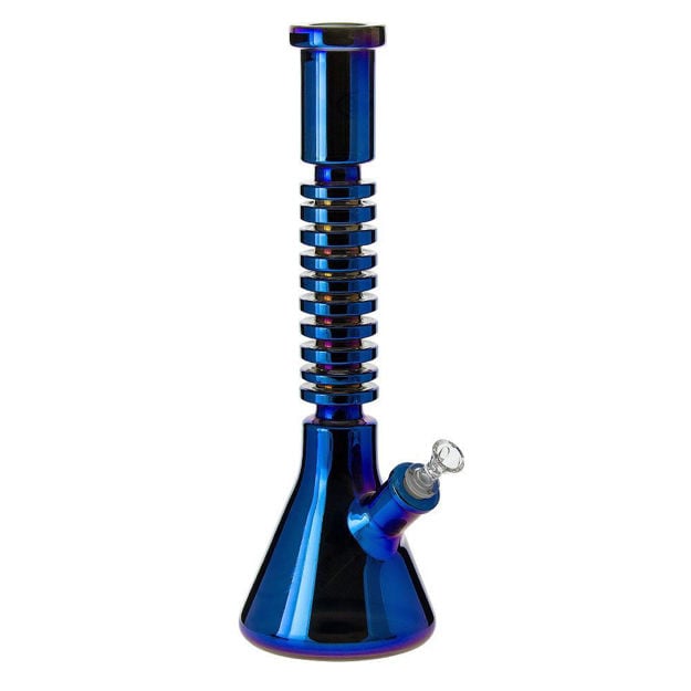 Blue Supersonic Beaker Bong By Cali Cloudx