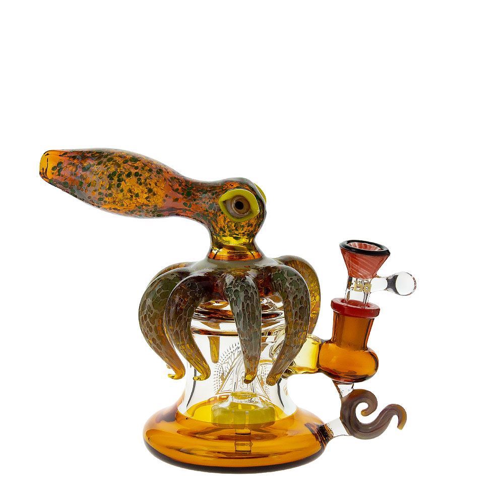 The Kraken Bong by Tattoo Glass | Smoking Outlet