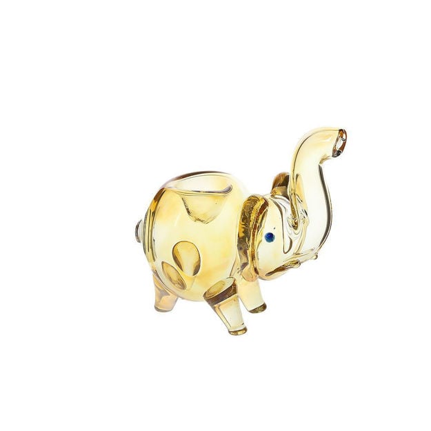Citrina Elephant Hand Pipe