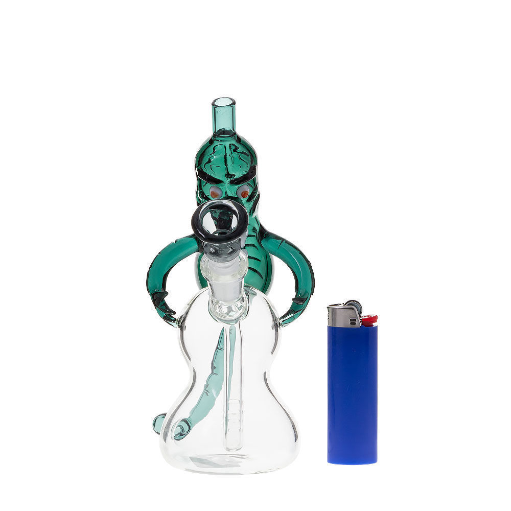 The Reptilitor 7" Glass Recycler Bong Smoking Outlet