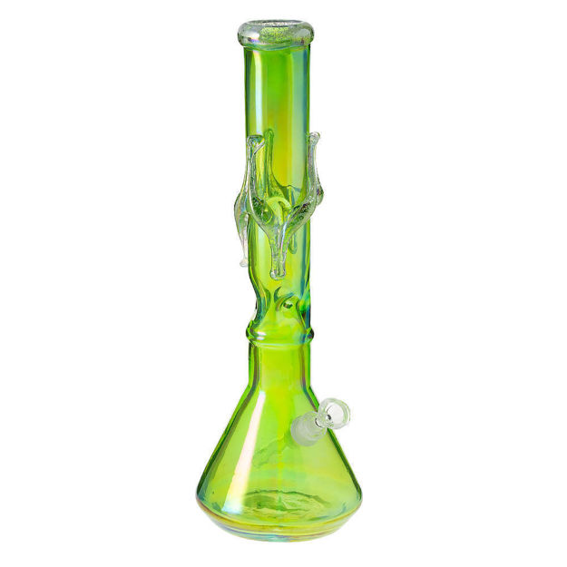 Moon Phase Soft Glass Beaker Bong