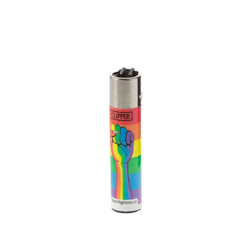 CLIPPER Love Wins Refillable Butane Lighter Smoking Outlet