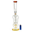 Regal Radiance Water Pipe by Lookah Glass Platinum
