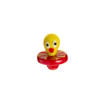Yellow & red duck glass carb cap