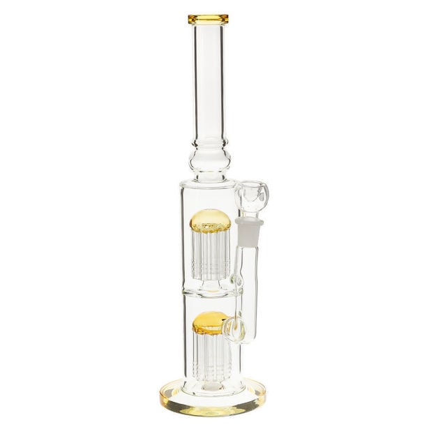 The Cooling Tower – 15" Double Tree Perc Bong