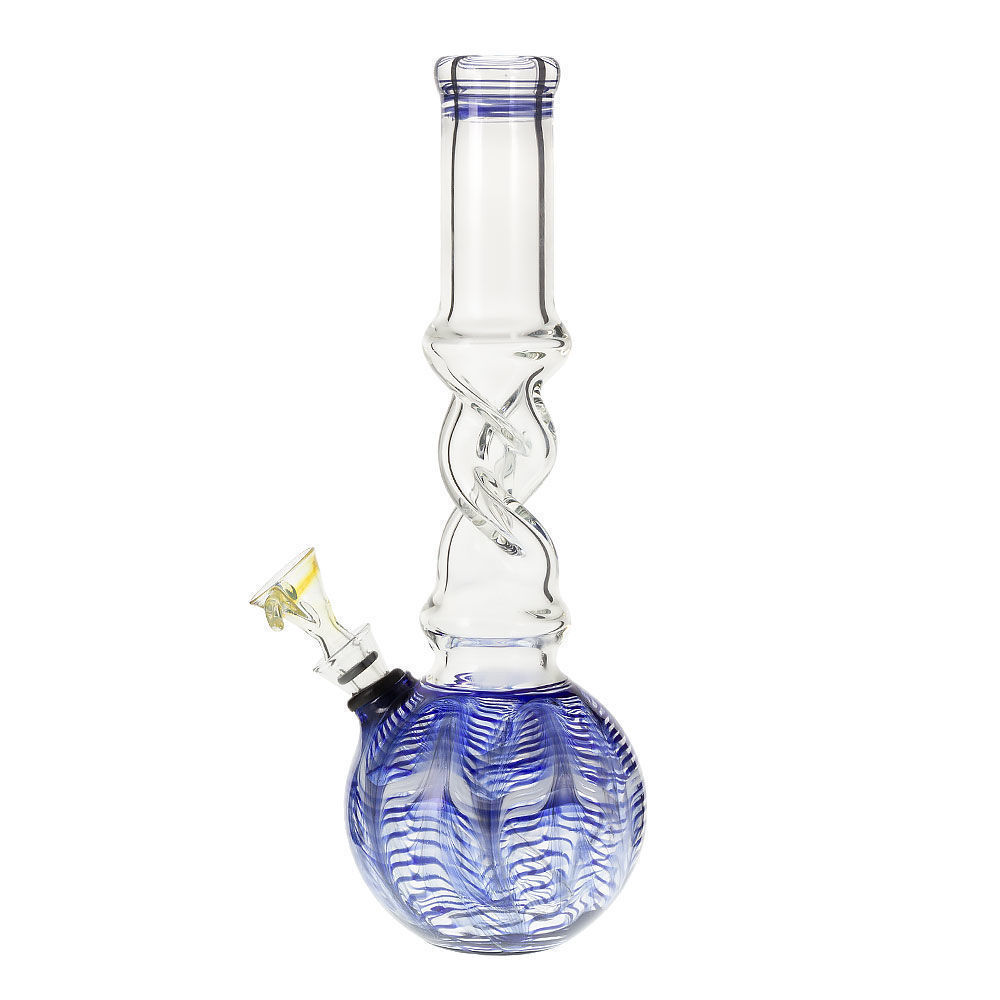 Helix The Second Clear Glass Bong Smoking Outlet 0806