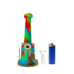 Rainbow's End 8" Silicone Bong