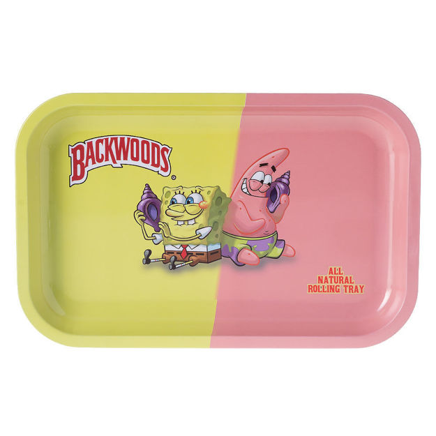 Spongebob & Patrick Rolling Tray by Backwoods