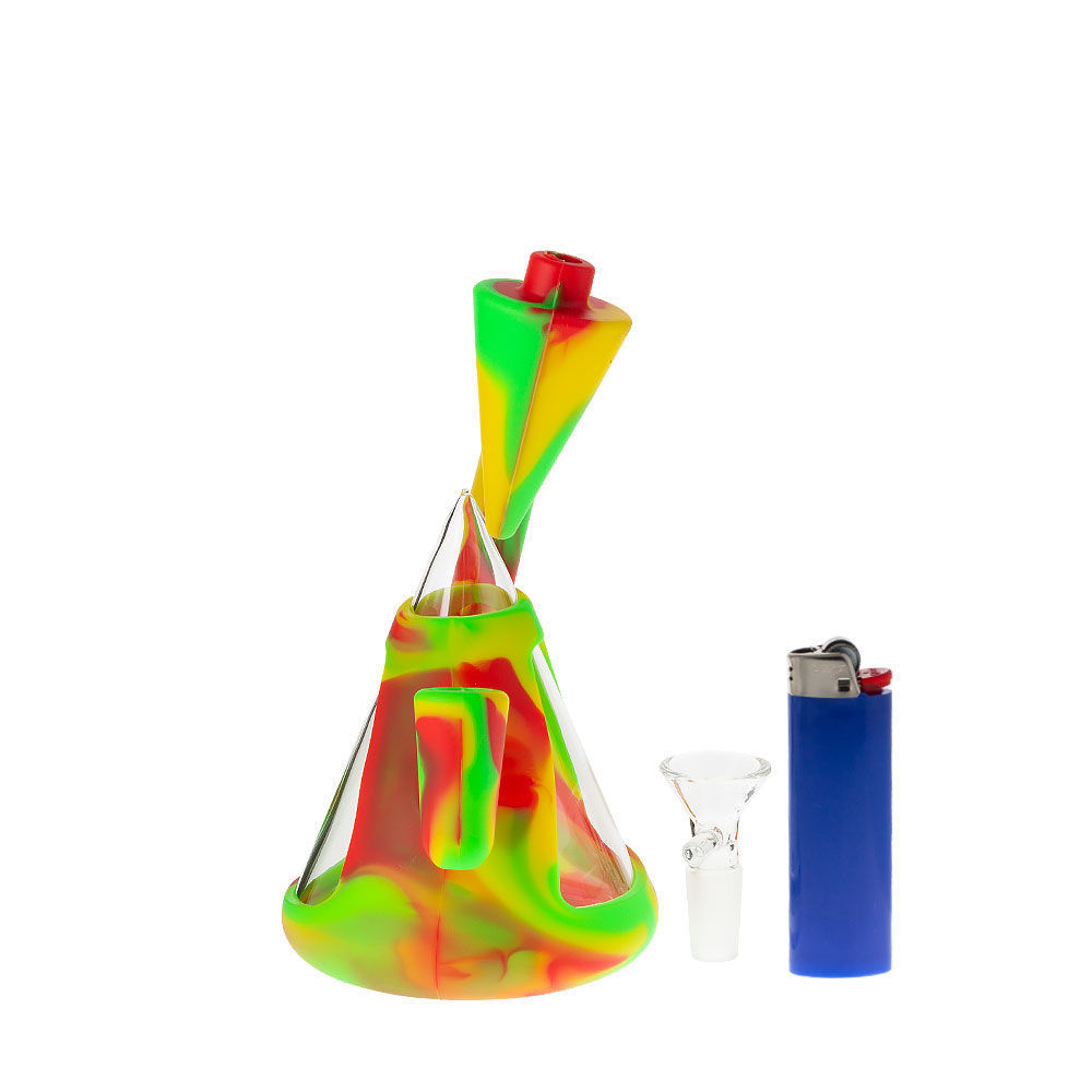 CannaCone Hybrid Silicone Showerhead Bong Smoking Outlet