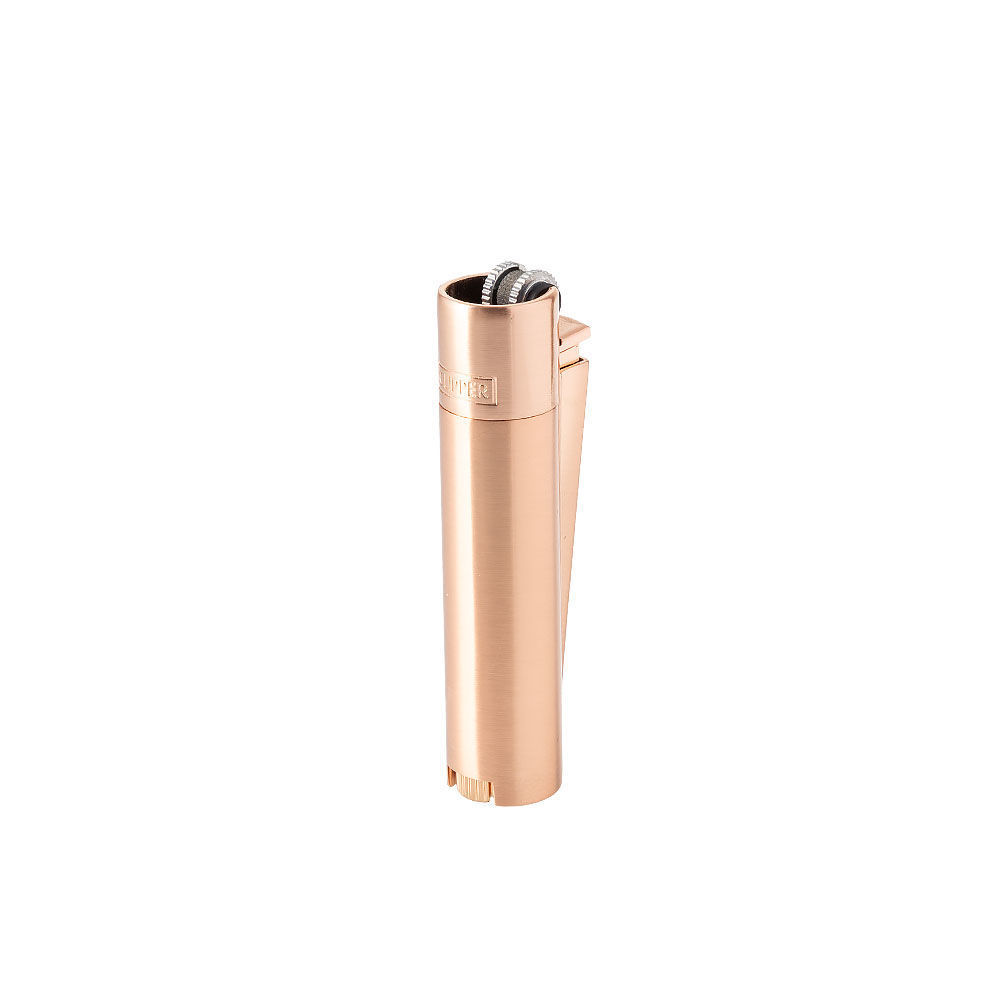 CLIPPER – Rose Gold Butane Lighter & Case | Smoking Outlet