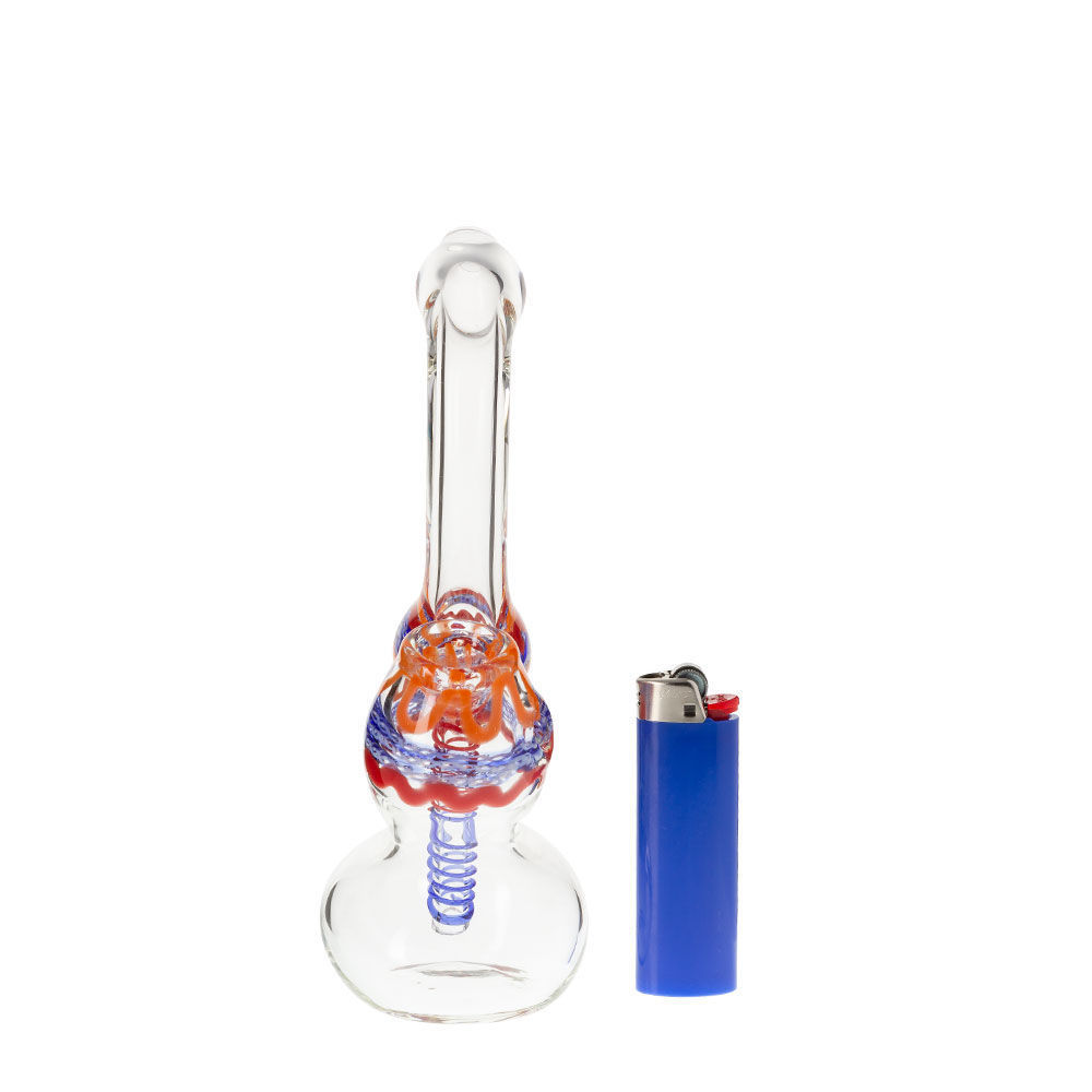 The Art Buff's Glass Bubbler Pipe Smoking Outlet