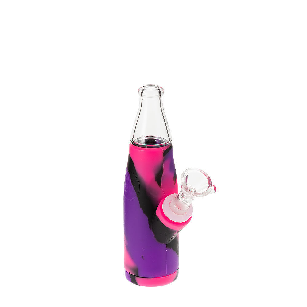 Sake Bottle 6" Silicone Hybrid Mini Bong Smoking Outlet