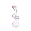 Candy-Kissed Glass Bubbler