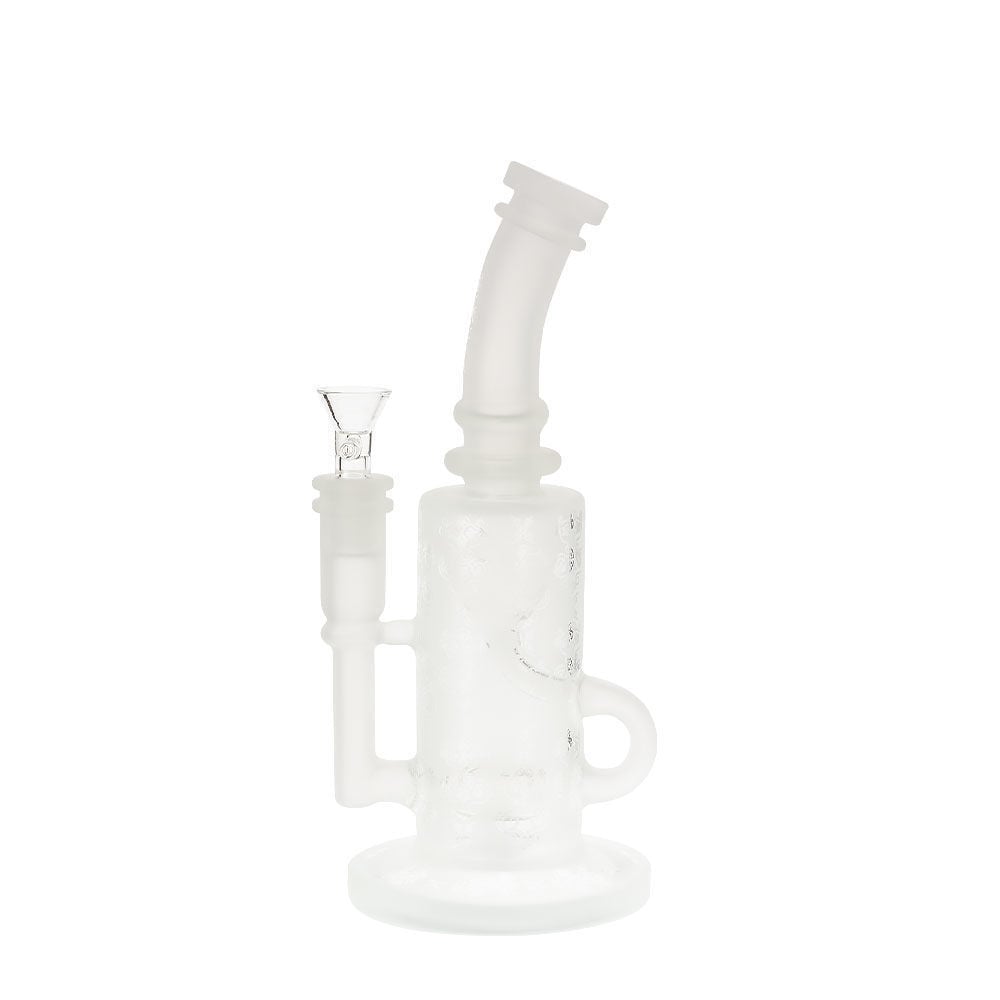 Illuminati Glass Asteria Frosted Recycler Bong Smoking Outlet
