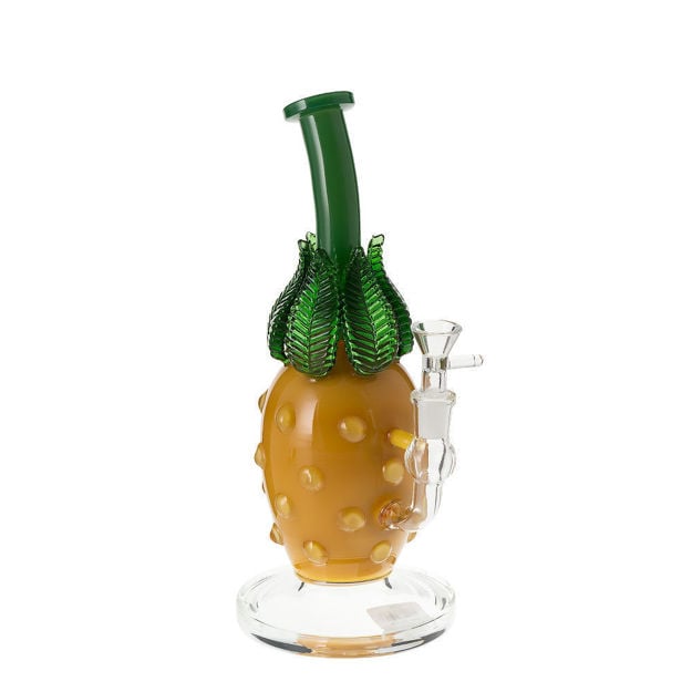 Island Pineapple – 10" Glass Percolator Bong