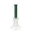10" Dab Pipe with honeycomb perc, wide chamber and green neck. Back view