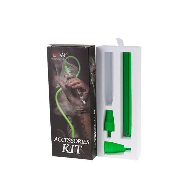 Lookah Seahorse Pro Accessories Kit with glass tube, adapters, etc.