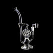 11" Diamond Glass dab rig with swiss perc and honeycomb perc.