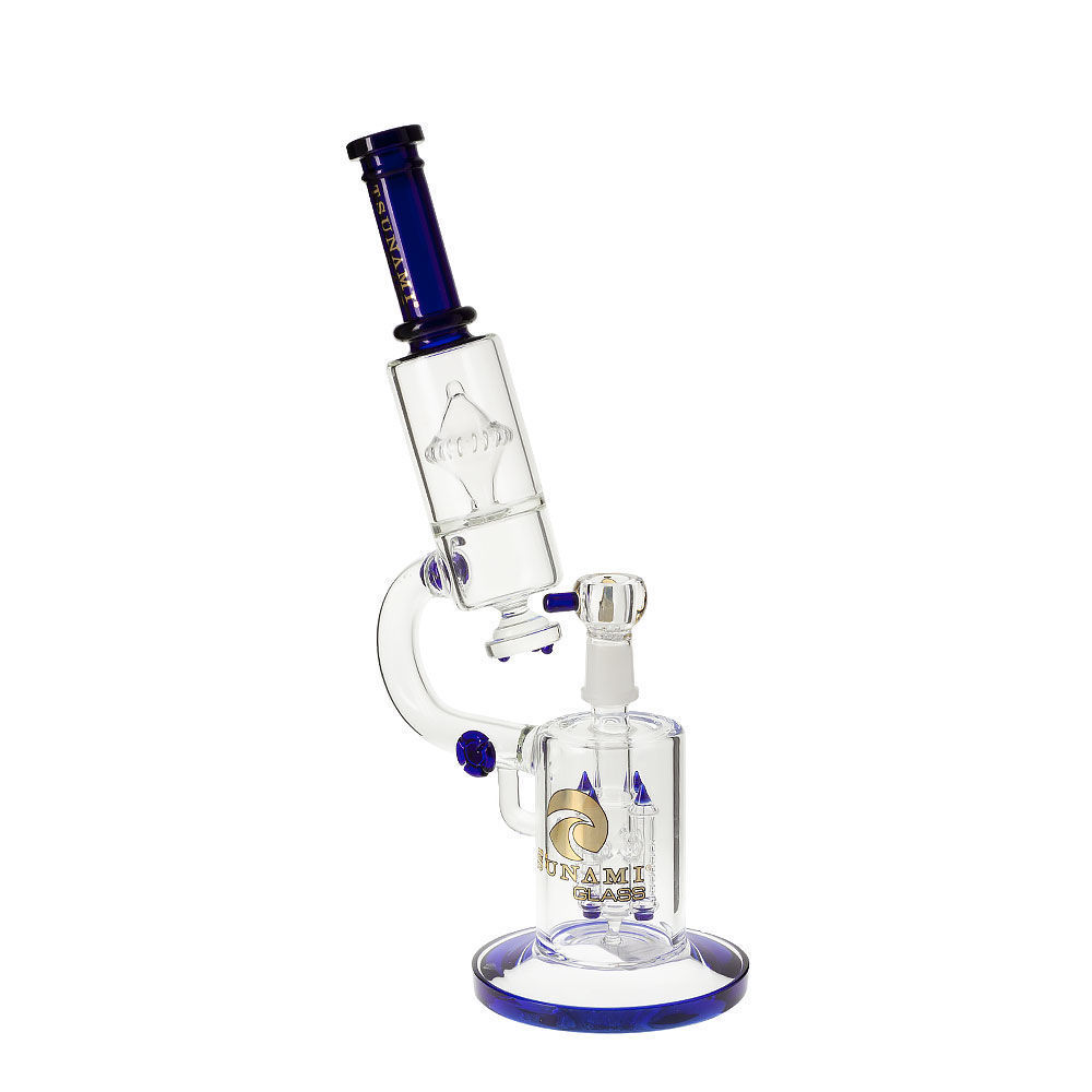 Tsunami Glass – Mega Microscope 14" Bong | Smoking Outlet