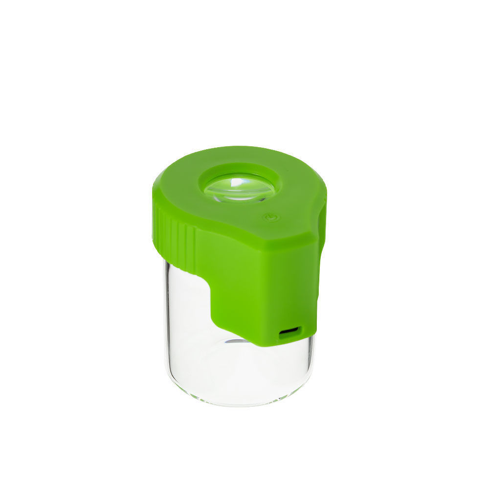 Cookies Mag Jar Magnifying LED Stash Jar Smoking Outlet