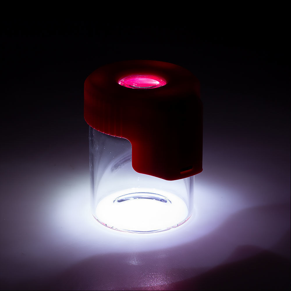 Cookies Mag Jar Magnifying LED Stash Jar Smoking Outlet