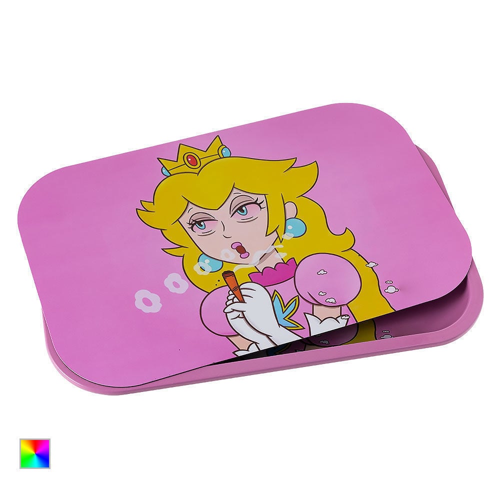Large Cartoons Rolling Tray With Magnetic Lid