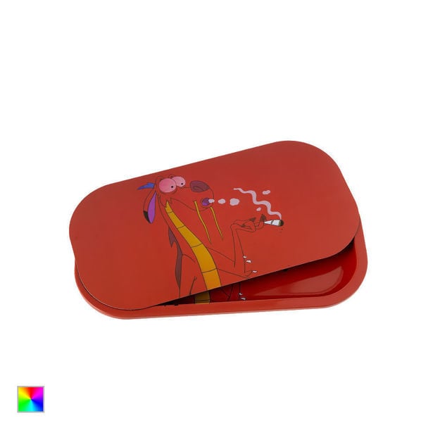 Mushu rolling tray with magnetic cover