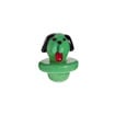 Green puppy dog glass carb cap