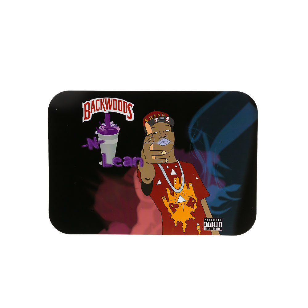 Backwoods Lean Rolling Tray With Lid Smoking Outlet