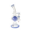 8" Cali Cloudx Periwinkle blue Disco Ball water pipe