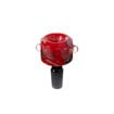 14mm Male red Flower glass Bowl Piece