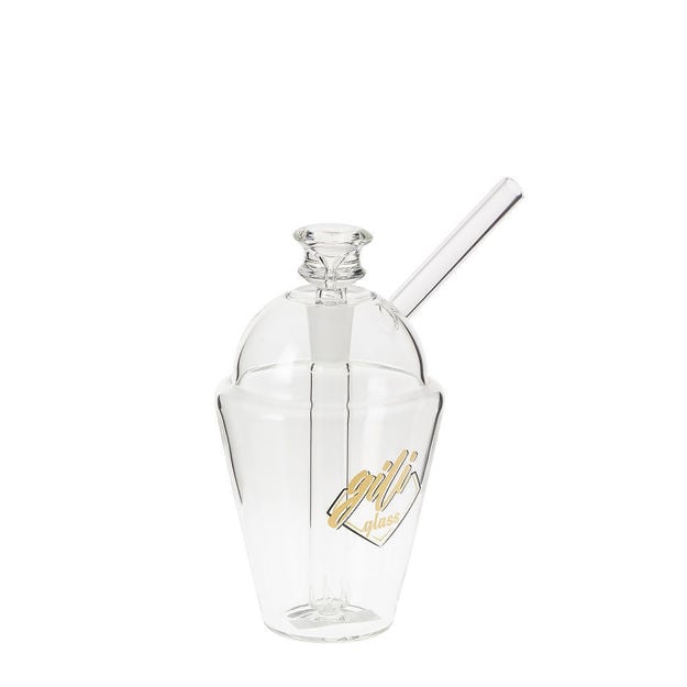 clear gili glass drink cup bong