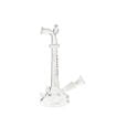 Gili Glass – Clear Water Faucet Splash Bong. side view.