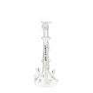 Gili Glass – Clear Water Faucet Splash Bong. back view.