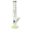 Icon Glass mint green double chamber bong with tree perc
