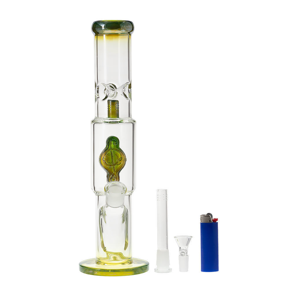 Music Maestro Percolator Straight Tube Bong Smoking Outlet