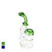 UFO Spiral – 7" Glass Bubbler