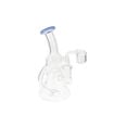 mini recycler dab rig with light blue accent