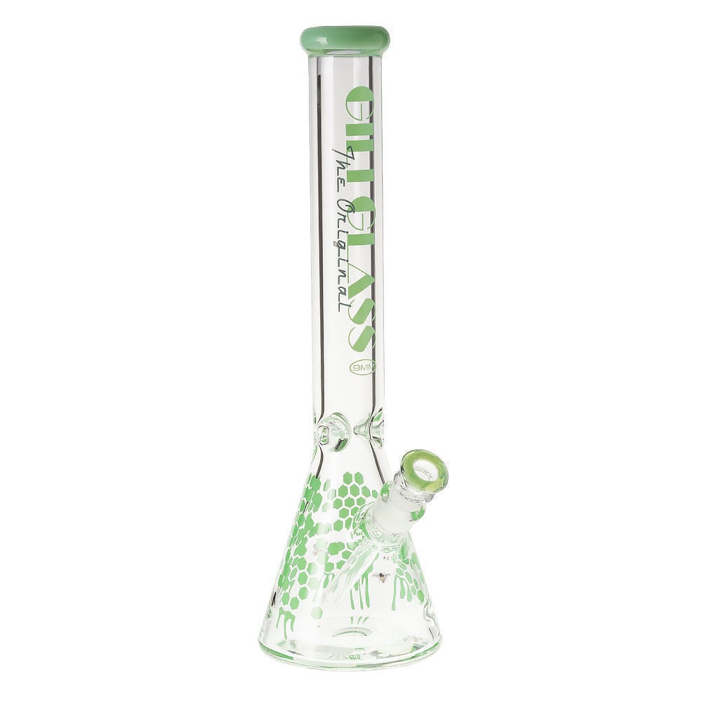 Gili Glass – Holy Honeycomb 9mm Beaker Bong | Smoking Outlet