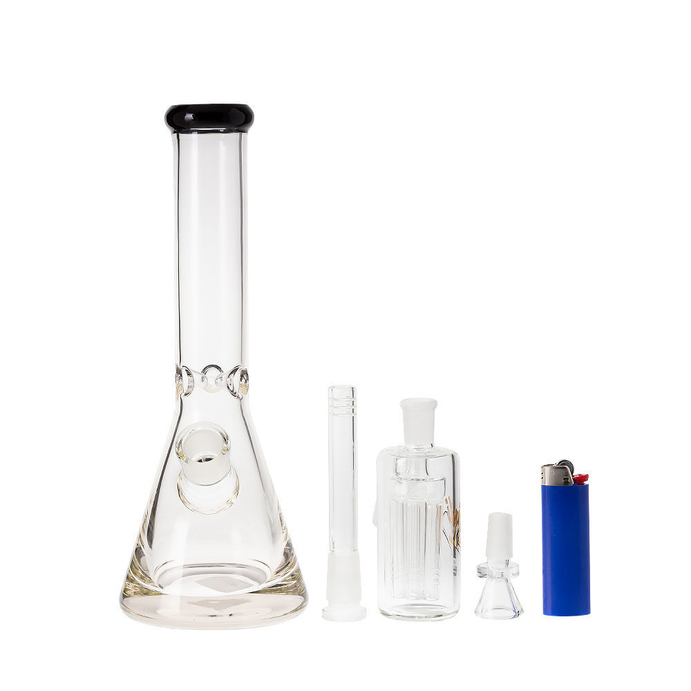 The Duo 10.5" Beaker Bong & Ash Catcher Set Smoking Outlet