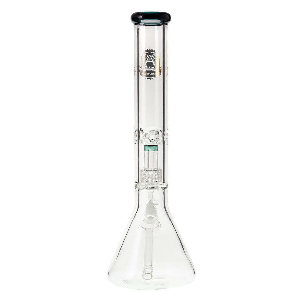 Illuminati Glass 16" Mega Matrix Beaker Bong Smoking Outlet