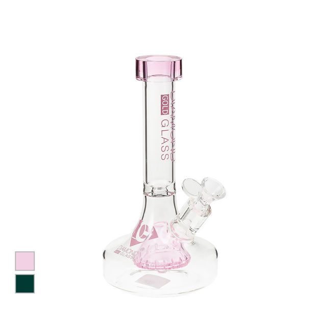 pink Diamond Glass 8.5" cone Percolator Bong