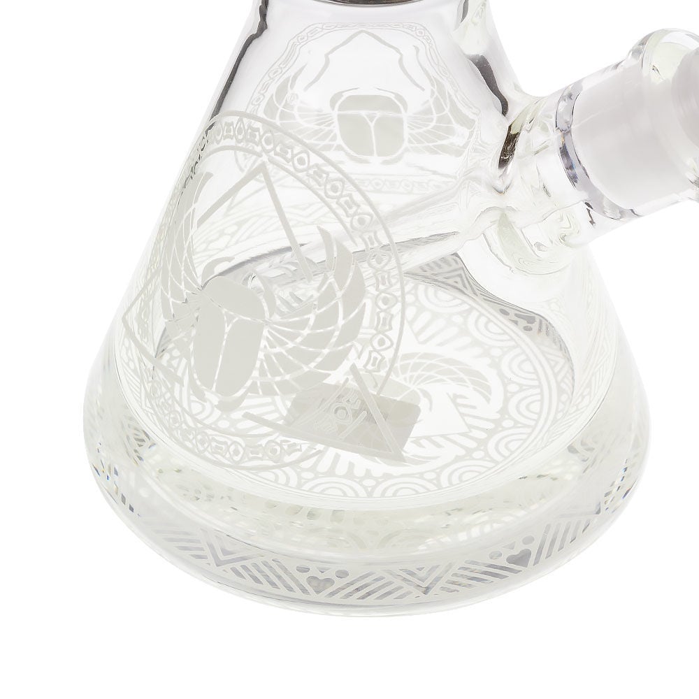 Illuminati Glass Ancient Egypt 16" Beaker Bong Smoking Outlet