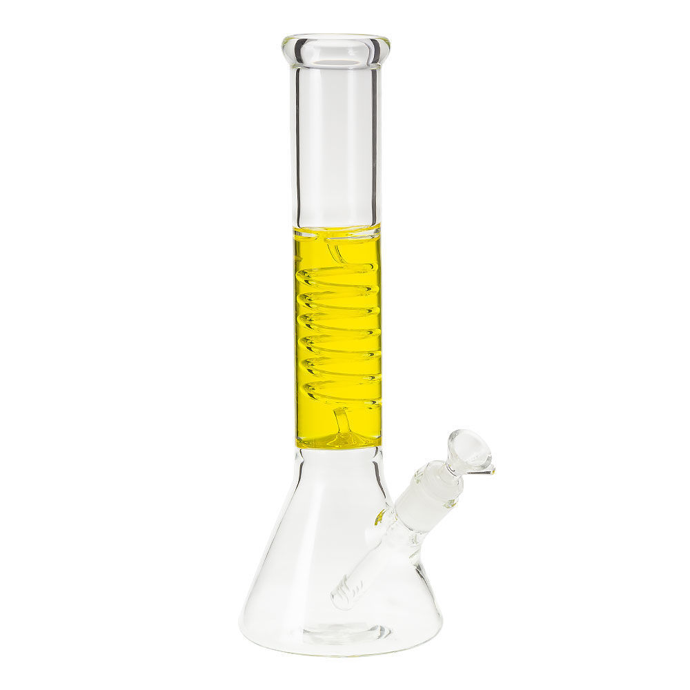 The Chiller 13" Glycerin Coil Beaker Bong Smoking Outlet