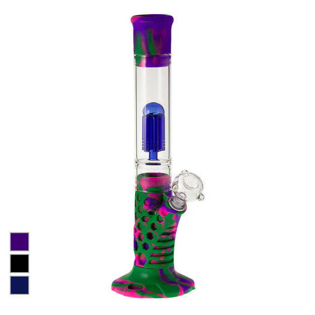 The Ultimo – 14" Tree Perc Silicone Hybrid Bong