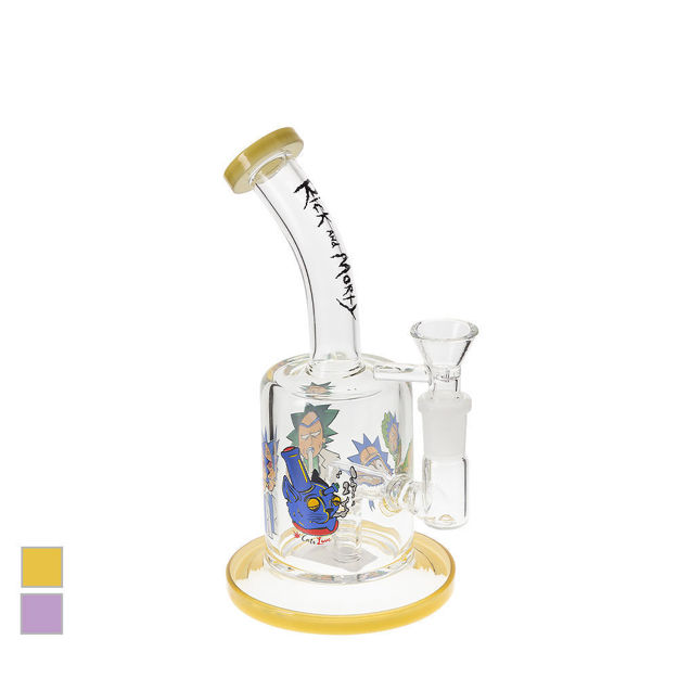 Rick and Morty 7" decals Mini Bong	