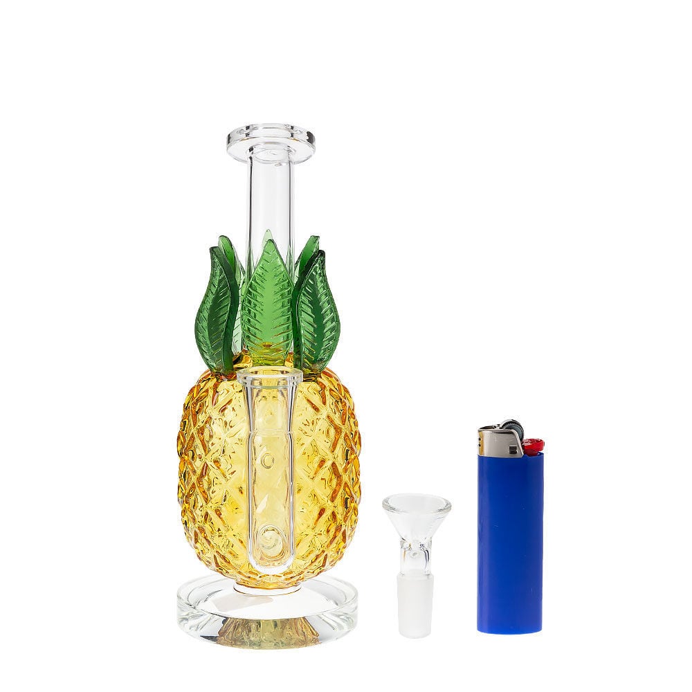 The Supreme Pineapple 7" Glass Bong Smoking Outlet