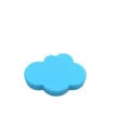 6-Compartment Silicone Cloud Container